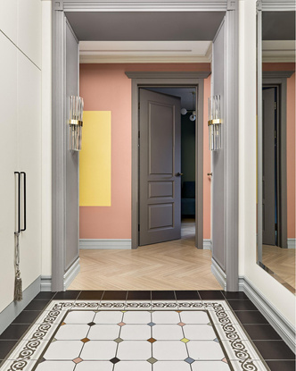 Цветная квартира 100 м&sup2; в Перми