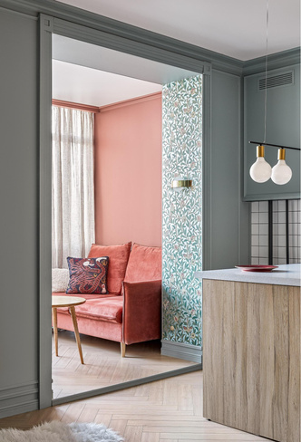 Цветная квартира 100 м&sup2; в Перми