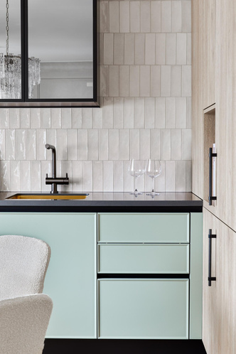 Квартира 45 м&sup2; с элементами классики в Перми